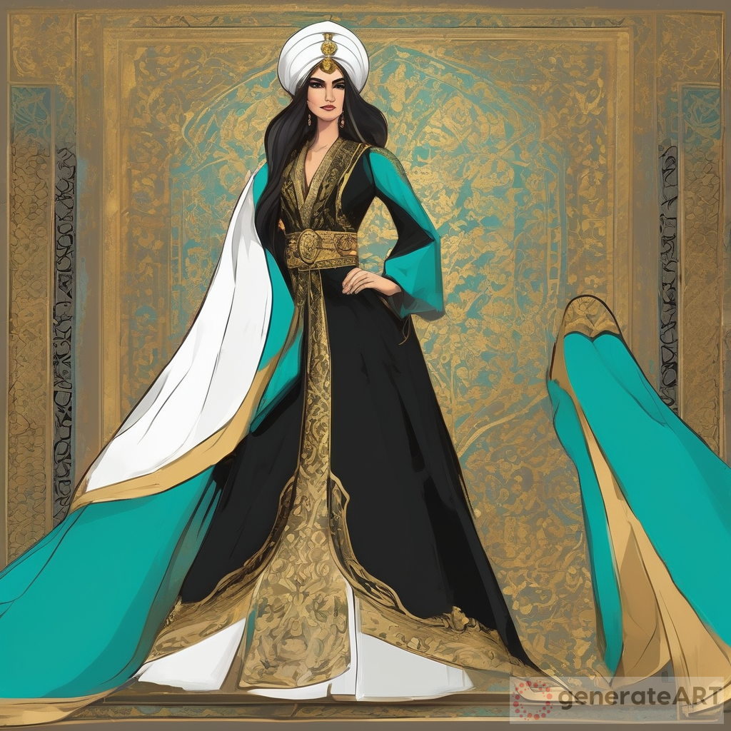 Design a Modern Character Inspired by an Iranian Sultan