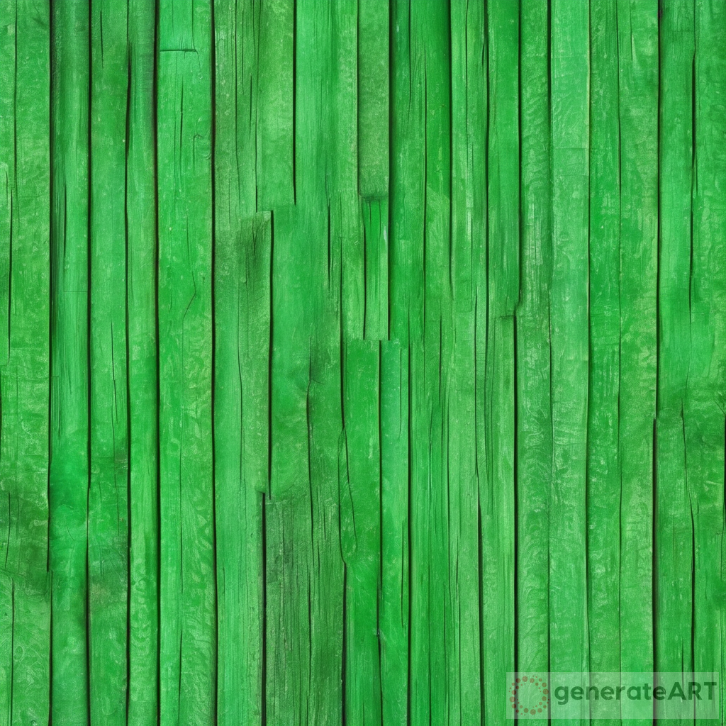 Exploring the Enigmatic Charm of Green-Colored Wood