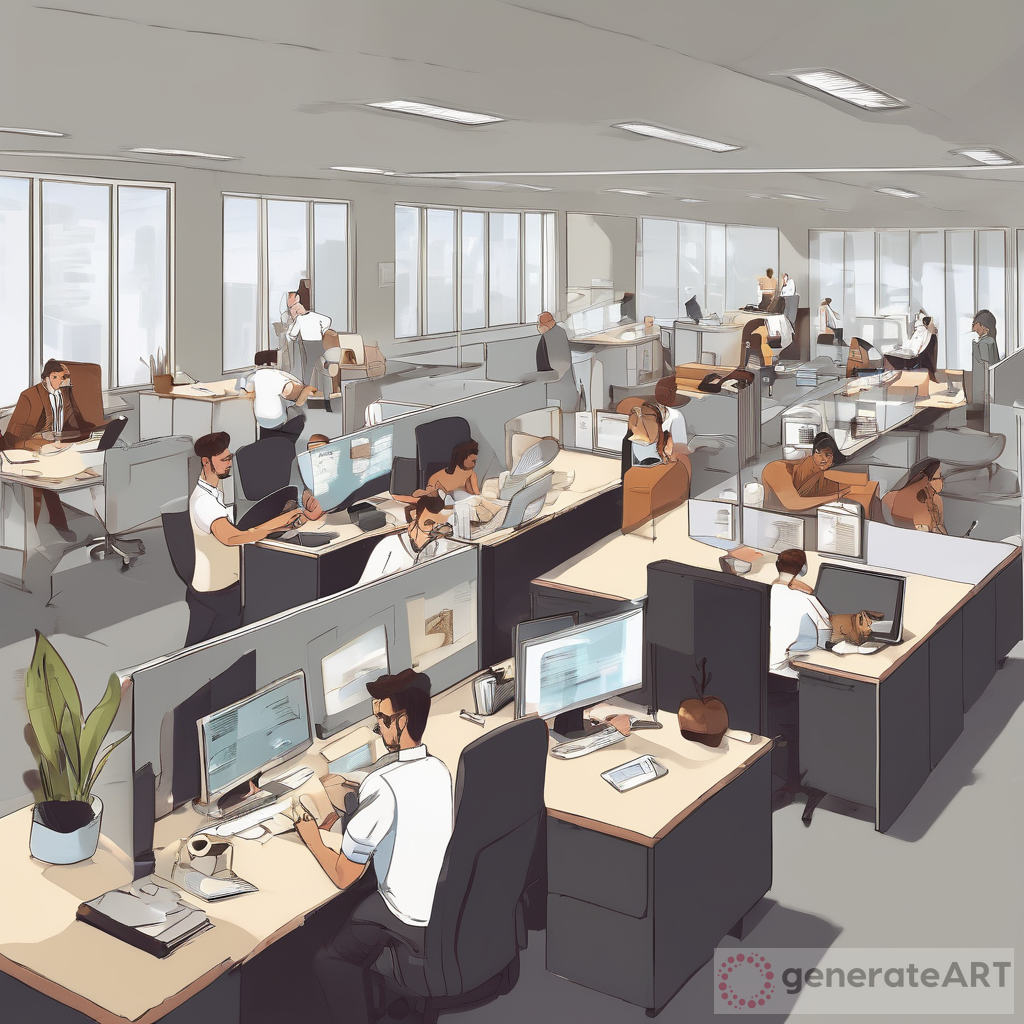 Busy Weasels: An Artistic Take on Office Life