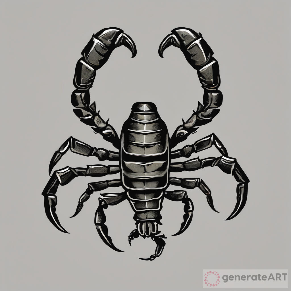Cartoonish Scorpion Art: A Fun and Playful Depiction
