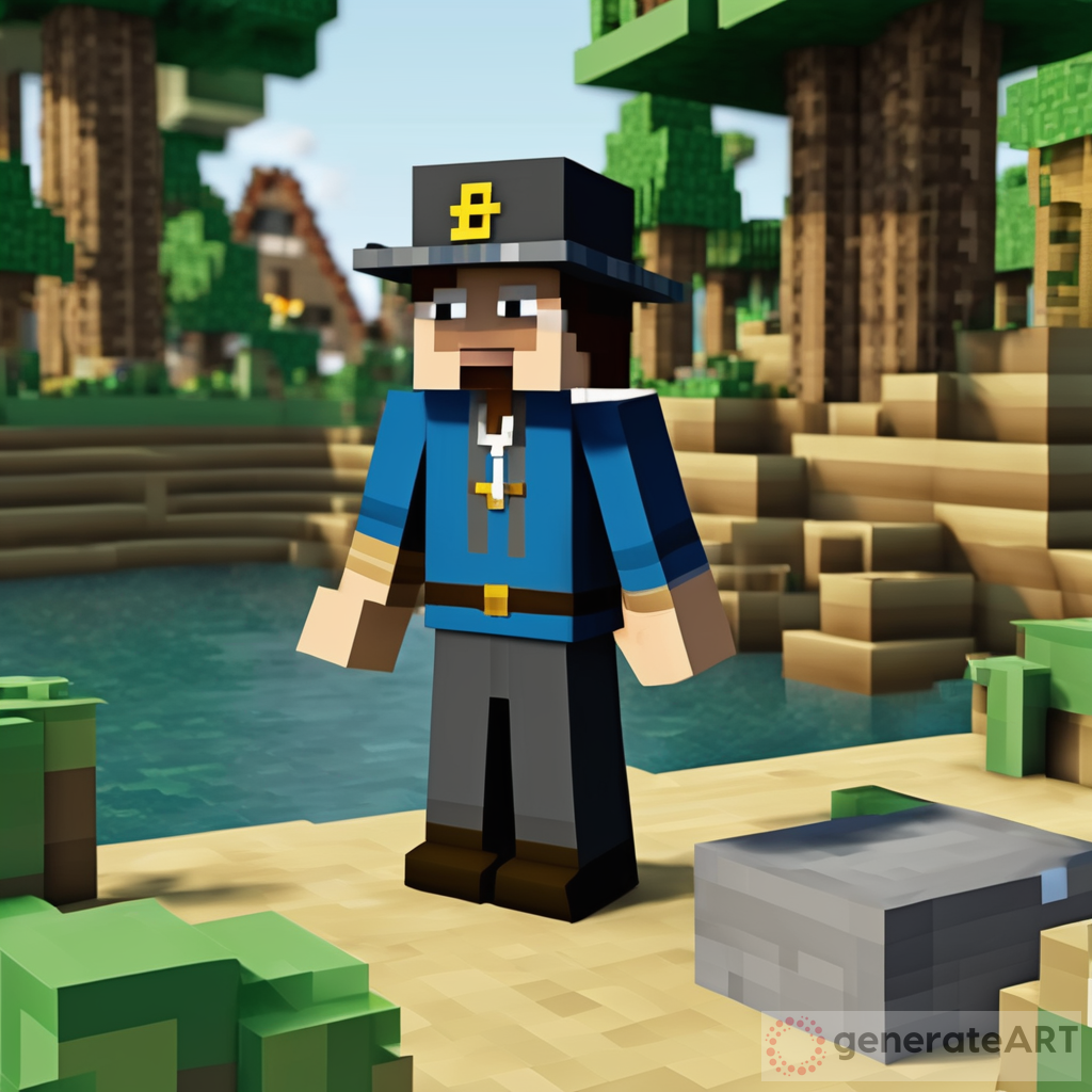 Discovering New Worlds: A Minecraft Figurine Inspired by Christopher Columbus