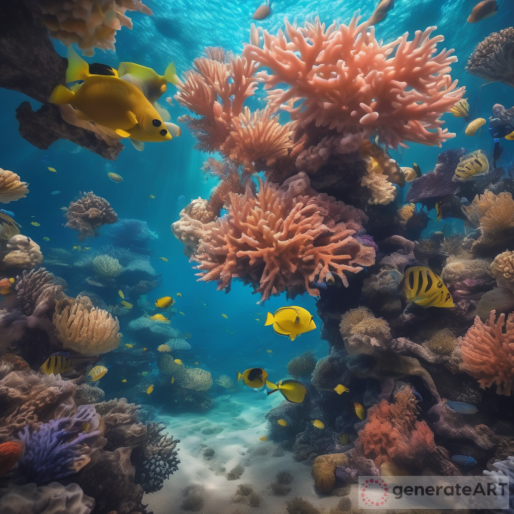 Explore the Enchanting Depths: Surreal Underwater Journey