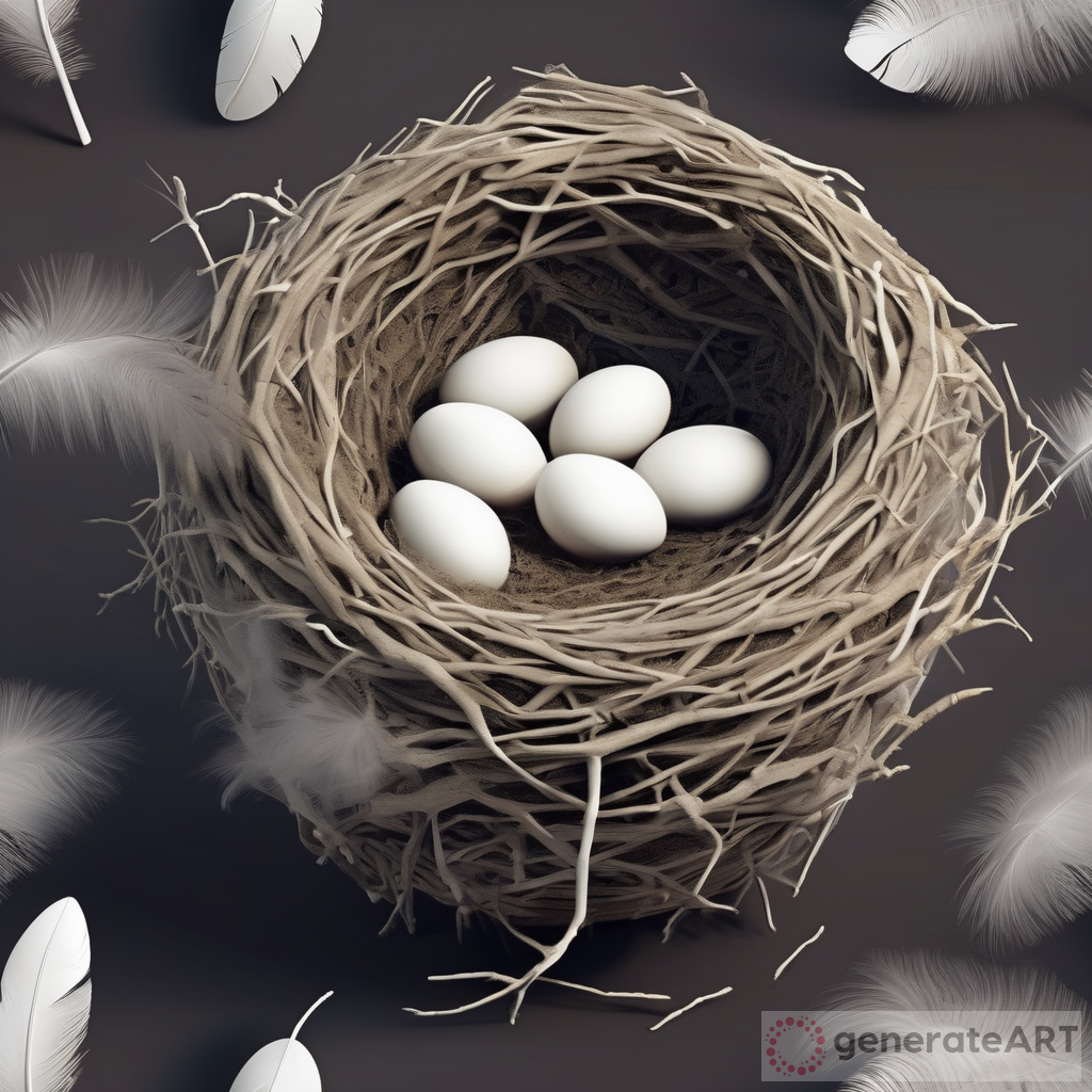 Exploring the Enchanting Beauty of a Mystical Realistic Bird’s Nest