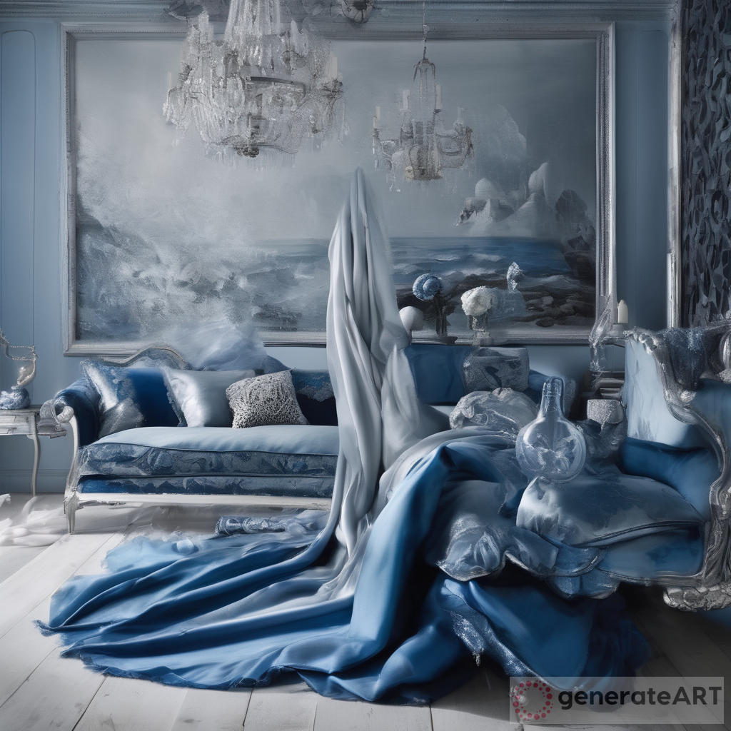 Exploring Depth and Motion: The Impact of Shades of Blue and Touches of Silver in Art