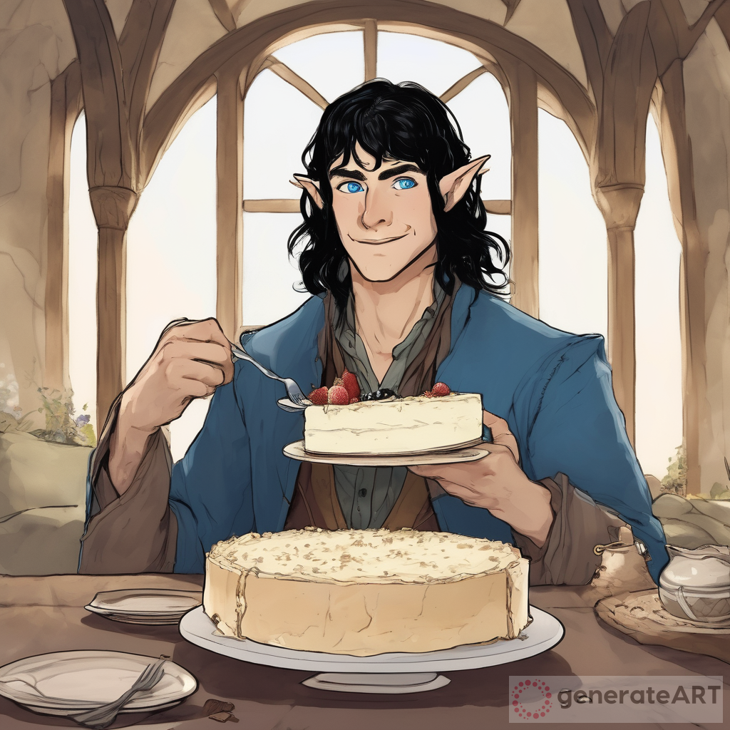 Exploring the World of a Male Hobbit: Indulging in Cheesecake
