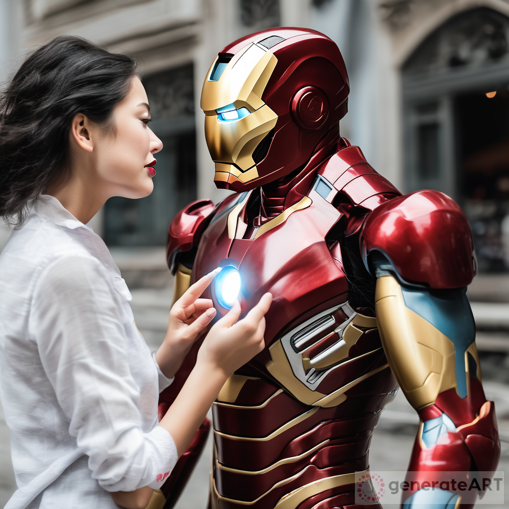 The Astonishing Combination: Girl Meets Ironman Suit