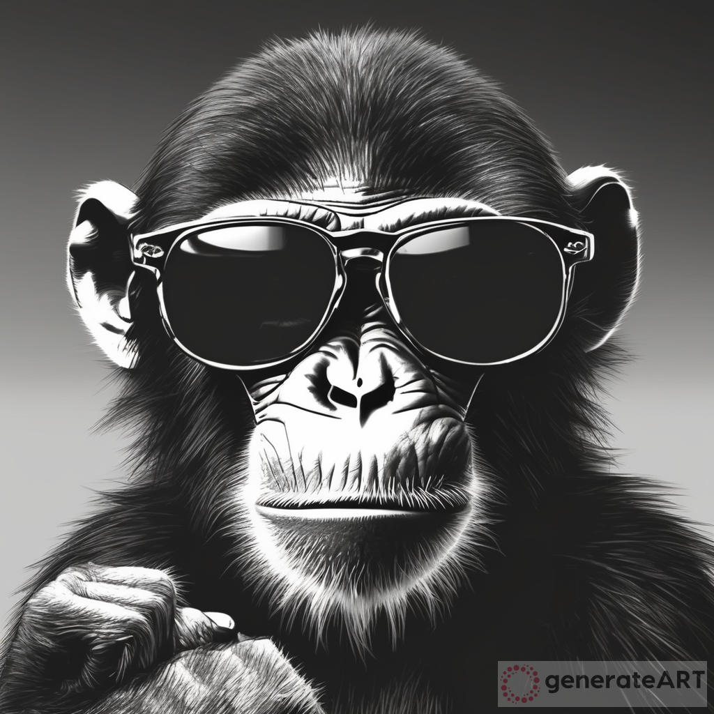 The Cool Monkey with Sunglasses: A Hipster's Delight