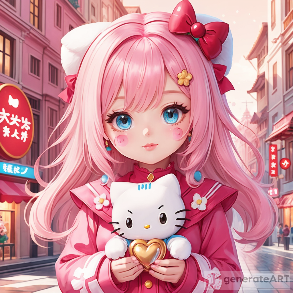 Discover the Adorable Transformation of Hello Kitty into a Cute Human Girl
