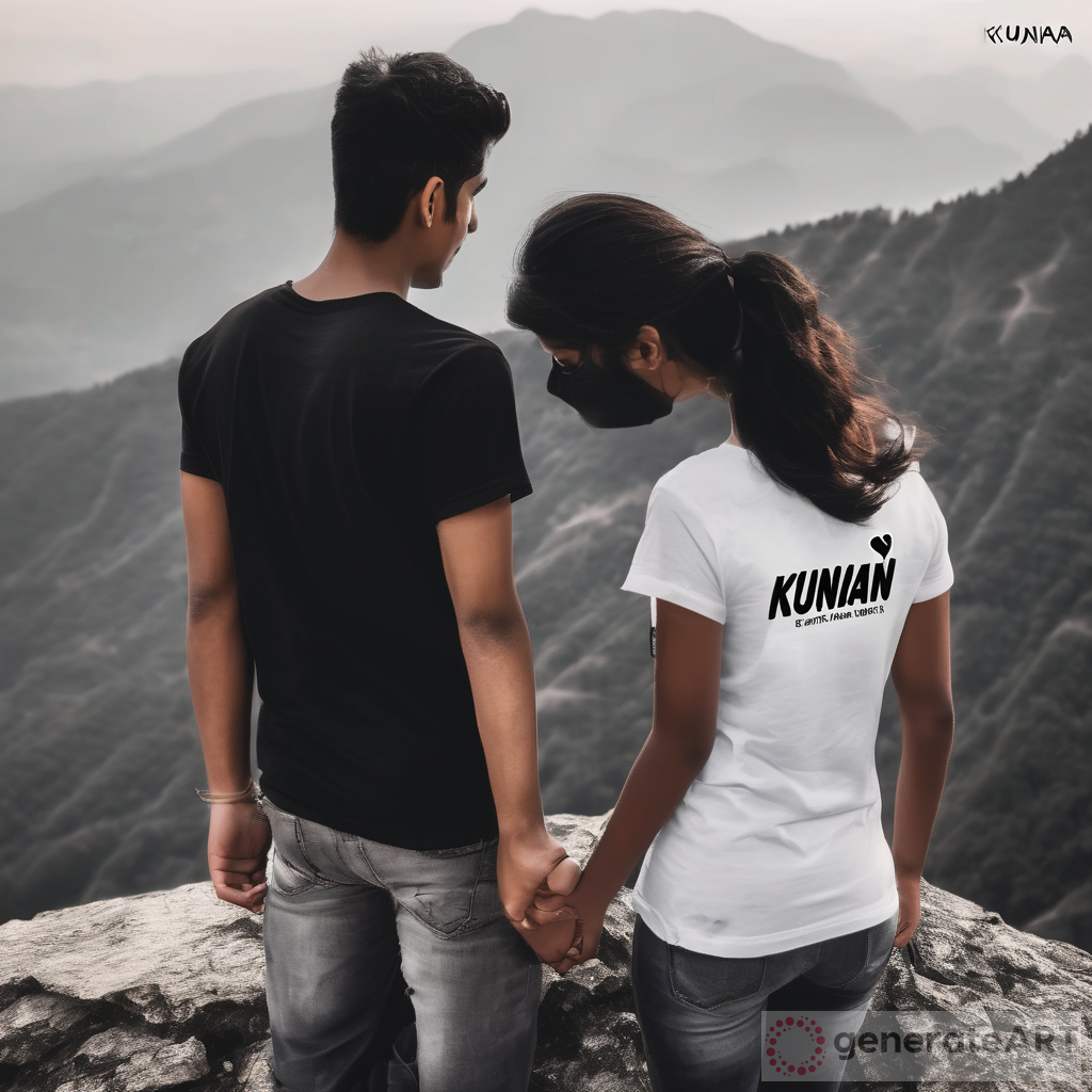 Love in the Mountains: A Peaceful Moment for Kunjan and Sanjana