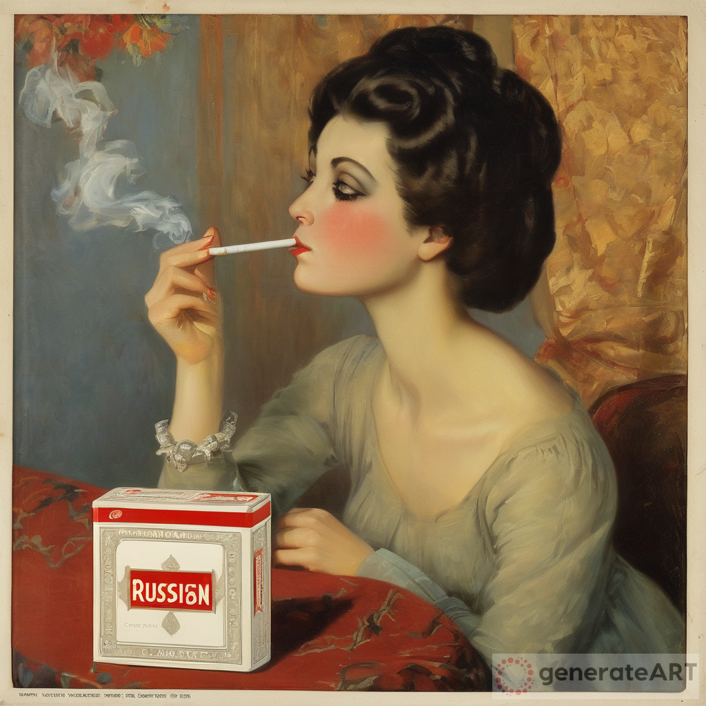 Exploring the Beauty of 'Woman with Russian Cigarettes'