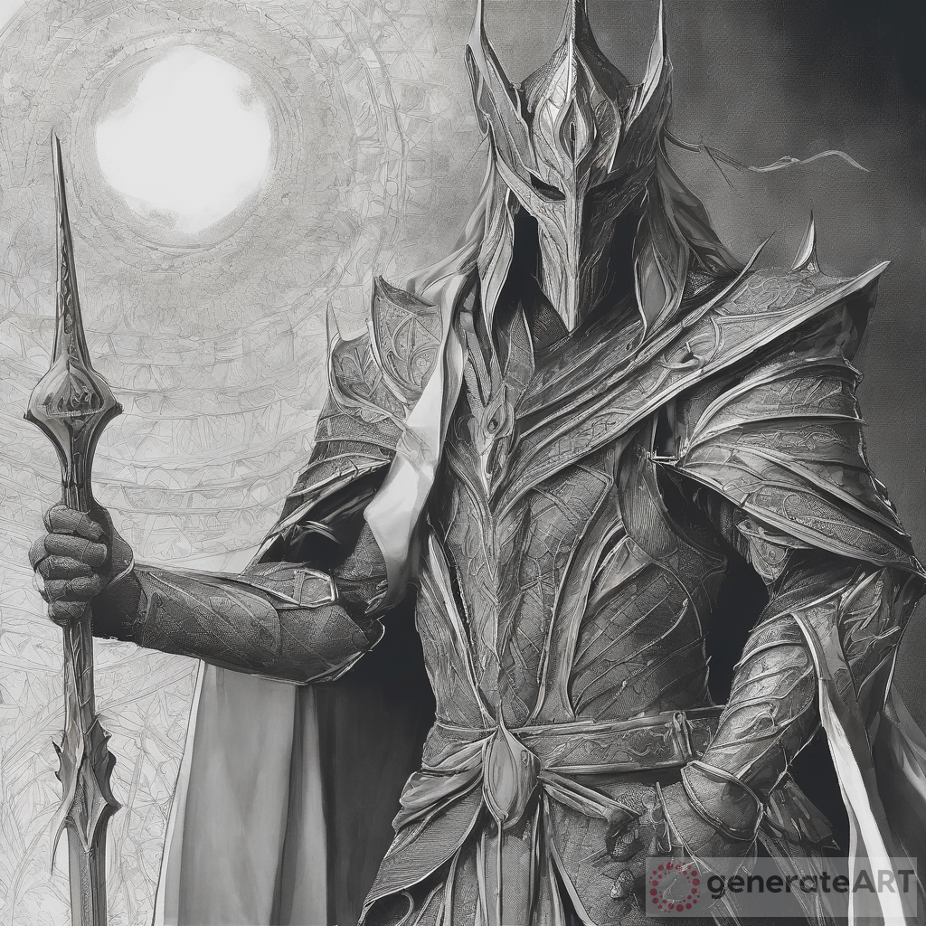 Zahak and Sauron: An Epic Art Encounter