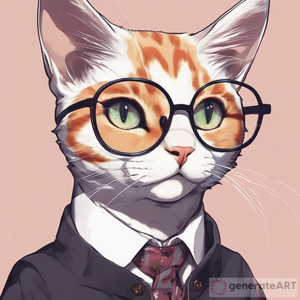 Exploring the Adorable Persona Cat with Glasses: A Mix of Elegance and Quirkiness