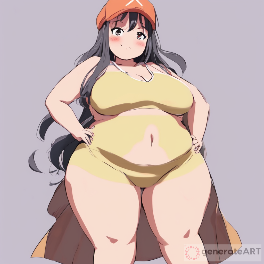 Embracing Body Positivity in Anime Art: Celebrating the Beauty of a Curvaceous Figure