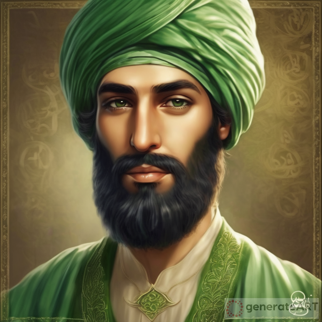 Imam Al-Kadhim: The Iconic Figure with a Green Turban