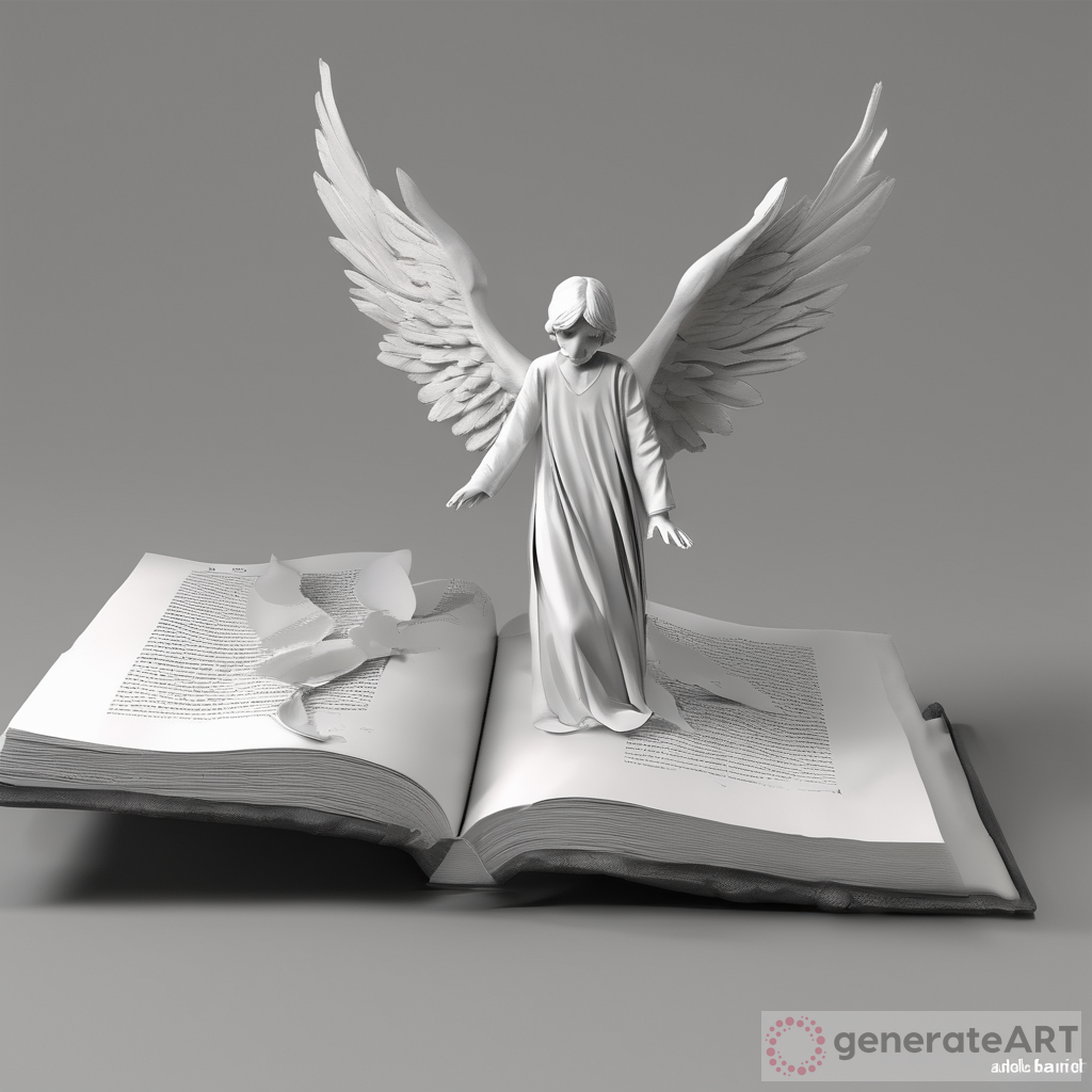 Designing a 3D Model of a Book: Angel's Death by Abid Gafarov