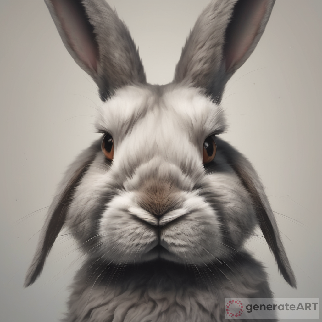 Discover the Heartrending Beauty of an Ultra-Realistic Sad Bunny Portrait