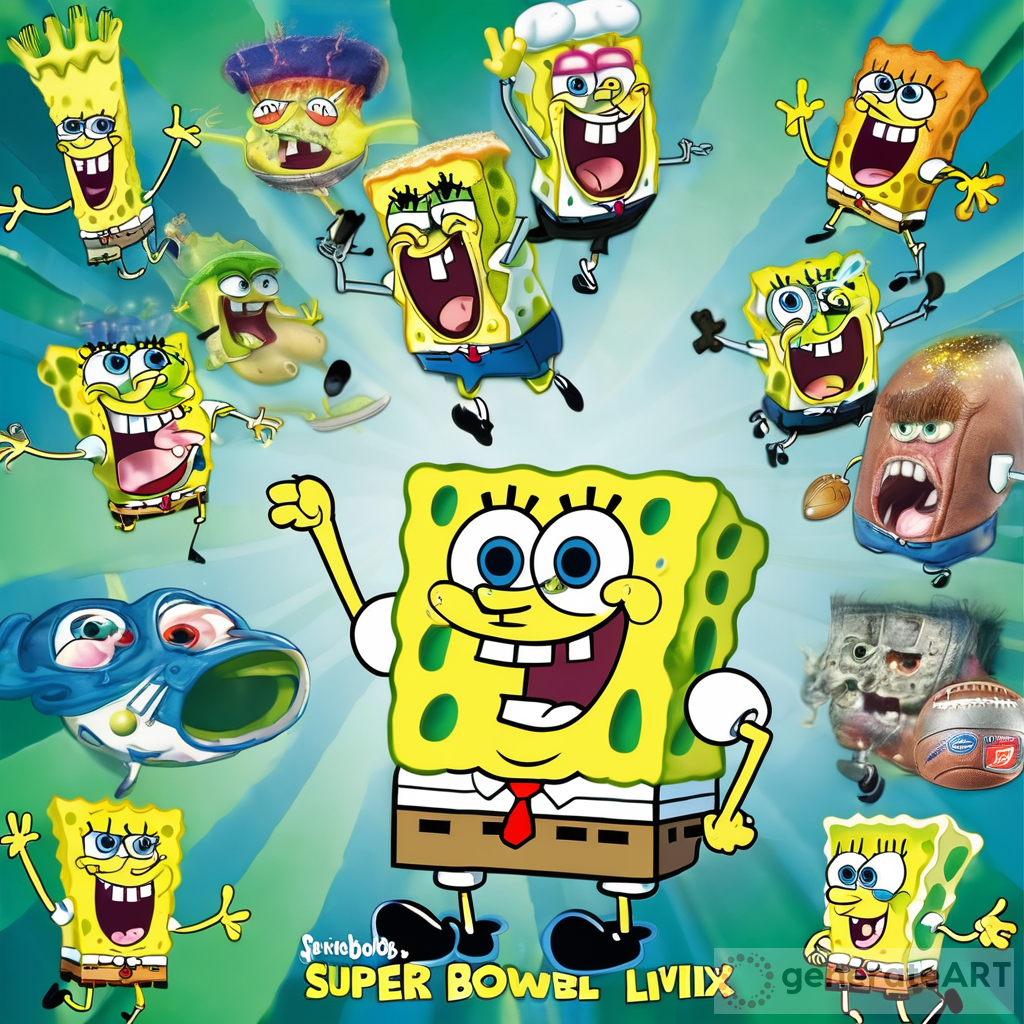 The Spectacular SpongeBob SquarePants Halftime Show at Super Bowl LVIII