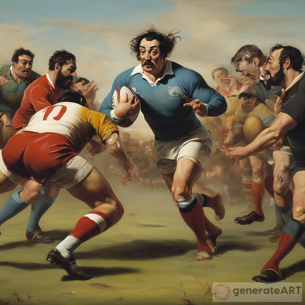Antoine Dupont and the Surreal Rugby Match