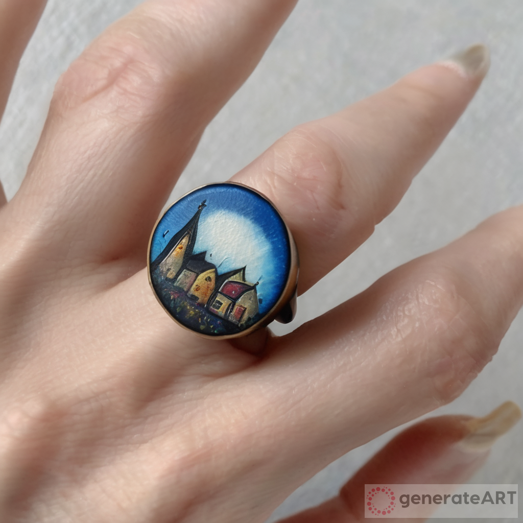 Small Painting On Ring
