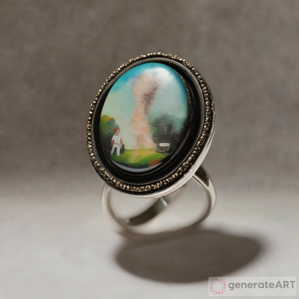 Art: Small Painting on Ring