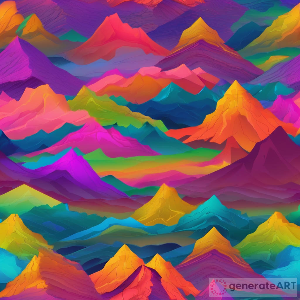 Vivid Mountains: An Artistic Journey