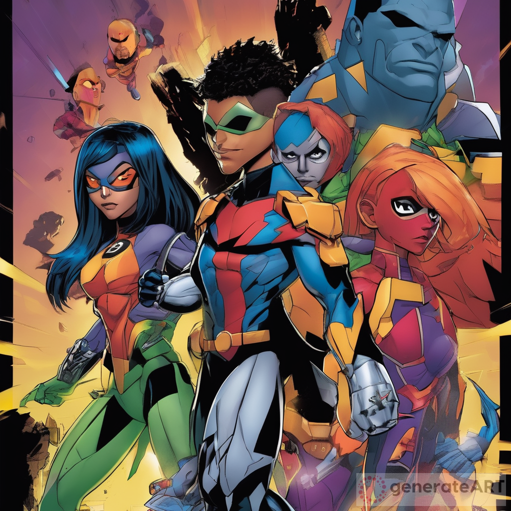 Teen Titans: Mighty Heroes Battling Evil