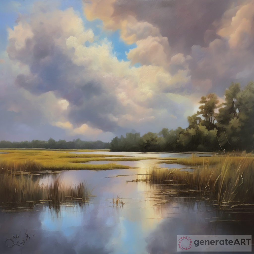 Marsh Cloud Colors Art Blog