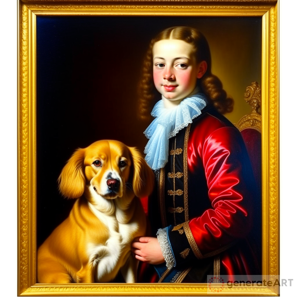 A Young Gentleman and His Dog: Art Blog