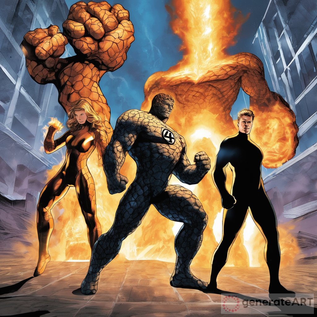Fantastic Four Art - Comics Style Masterpiece