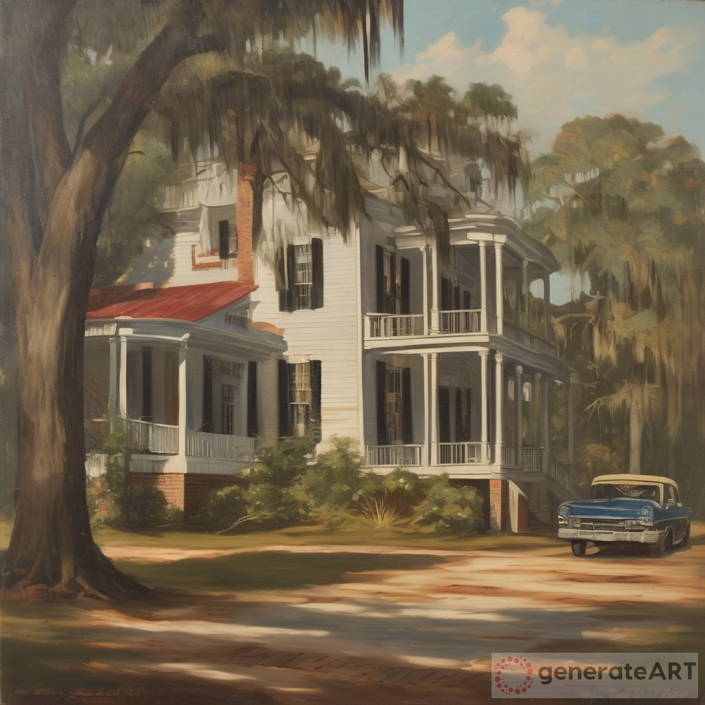 Vintage American South Paintings - Capturing the Essence of a Bygone Era