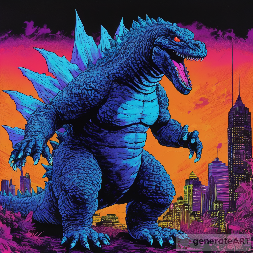 Godzilla Minus One Exotic 1800s Blacklight