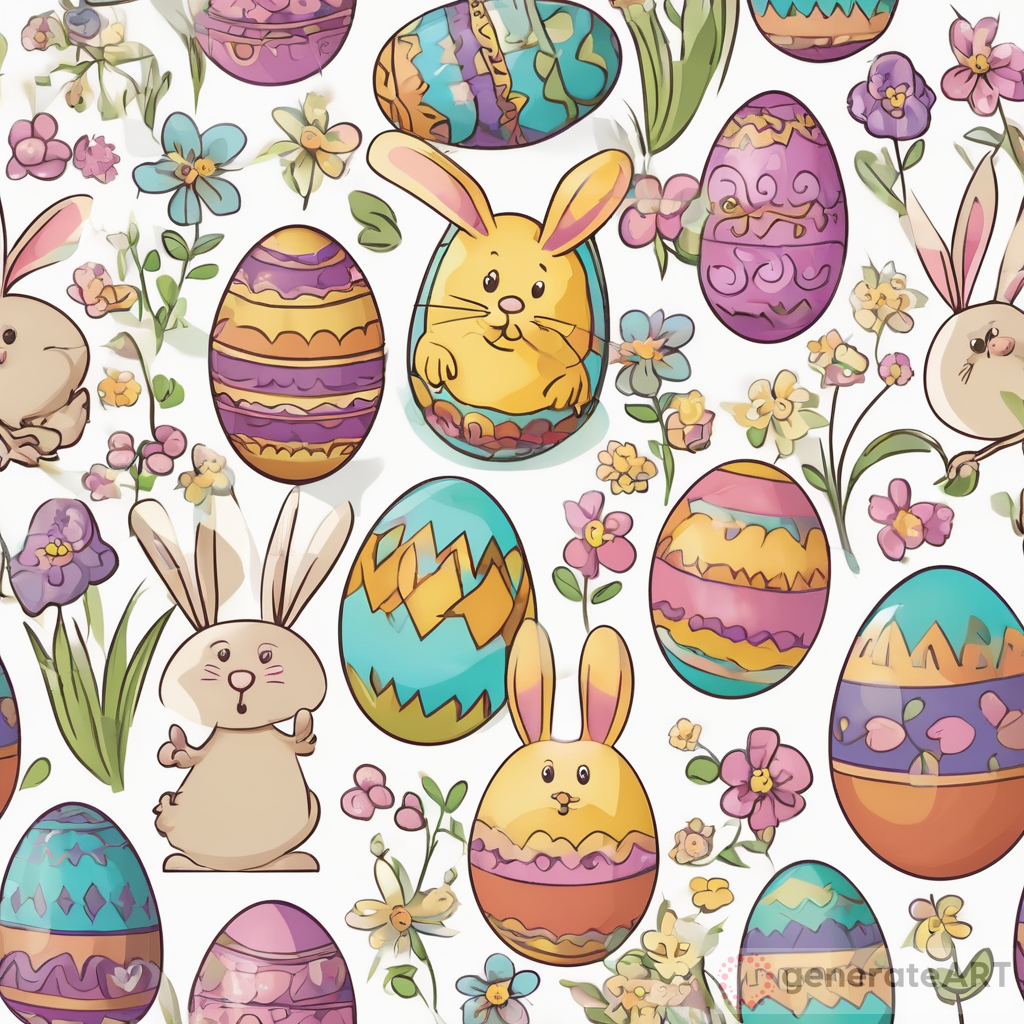 Festive Easter Clipart for Your Projects