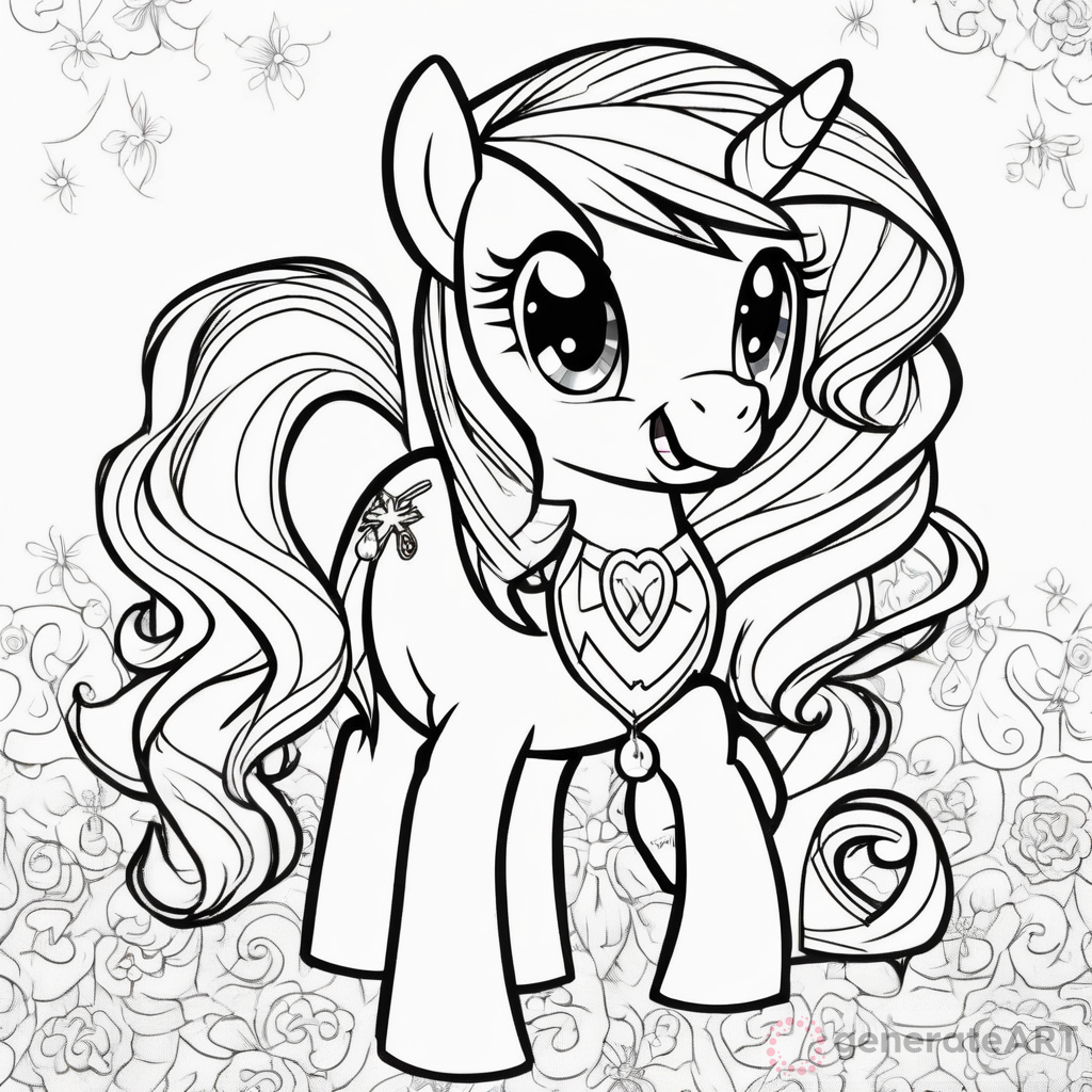Magical My Little Pony Coloring Page
