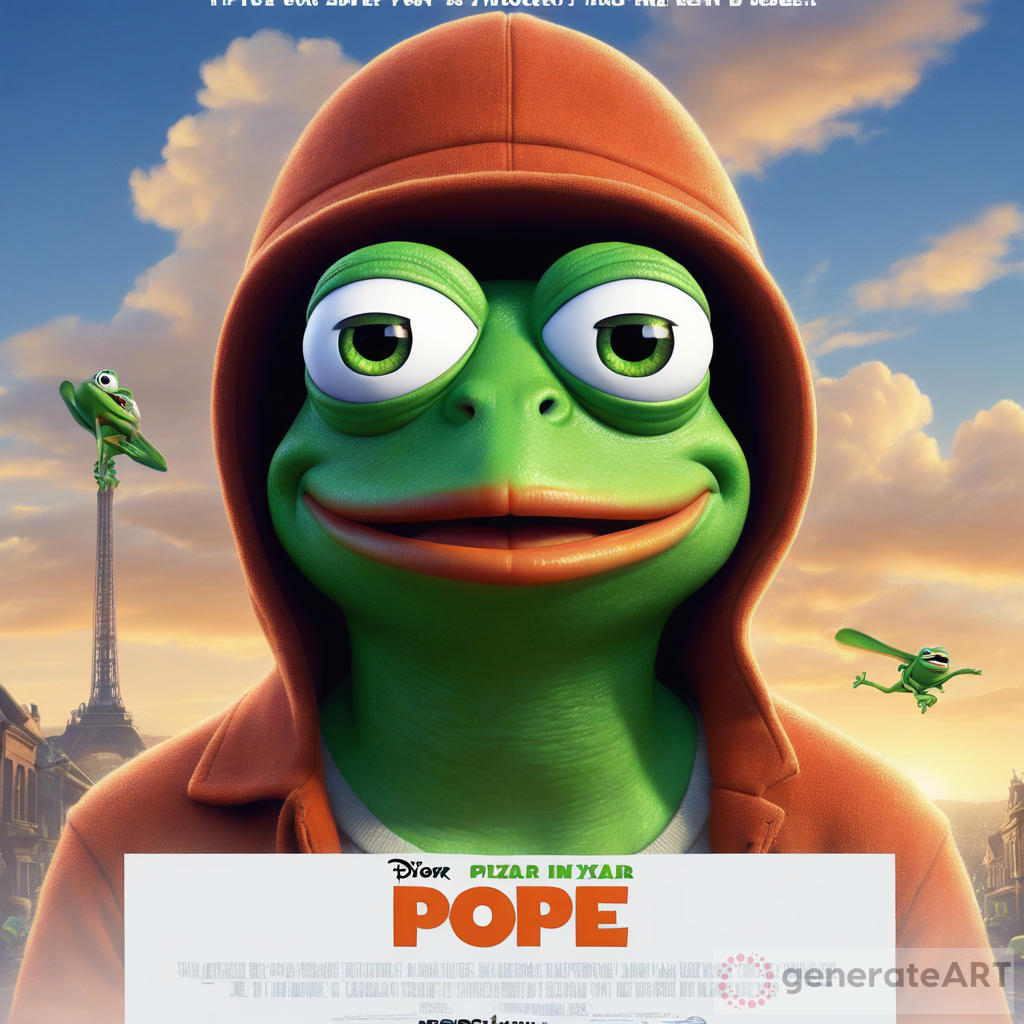 Pixar Movie Poster Pepe Frog