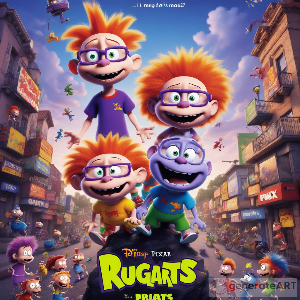 Pixar Movie Poster Rugrats Mashup