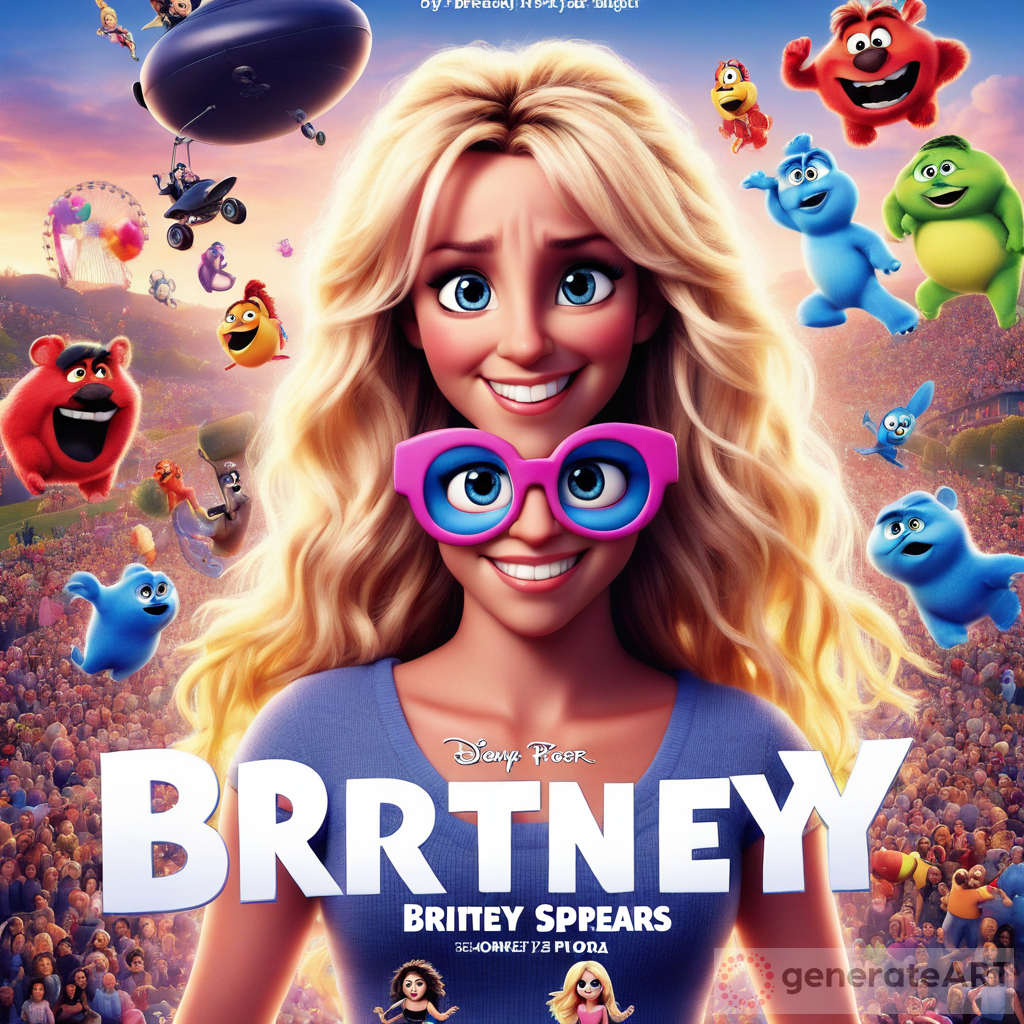 Pixar & Britney Spears: Movie Poster Magic