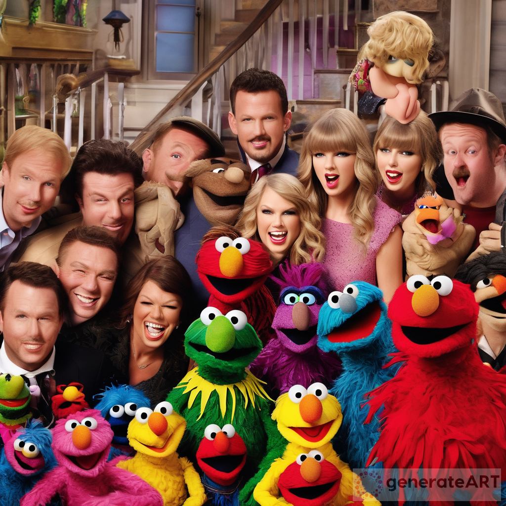Taylor Swift x Sesame Street Gangbang