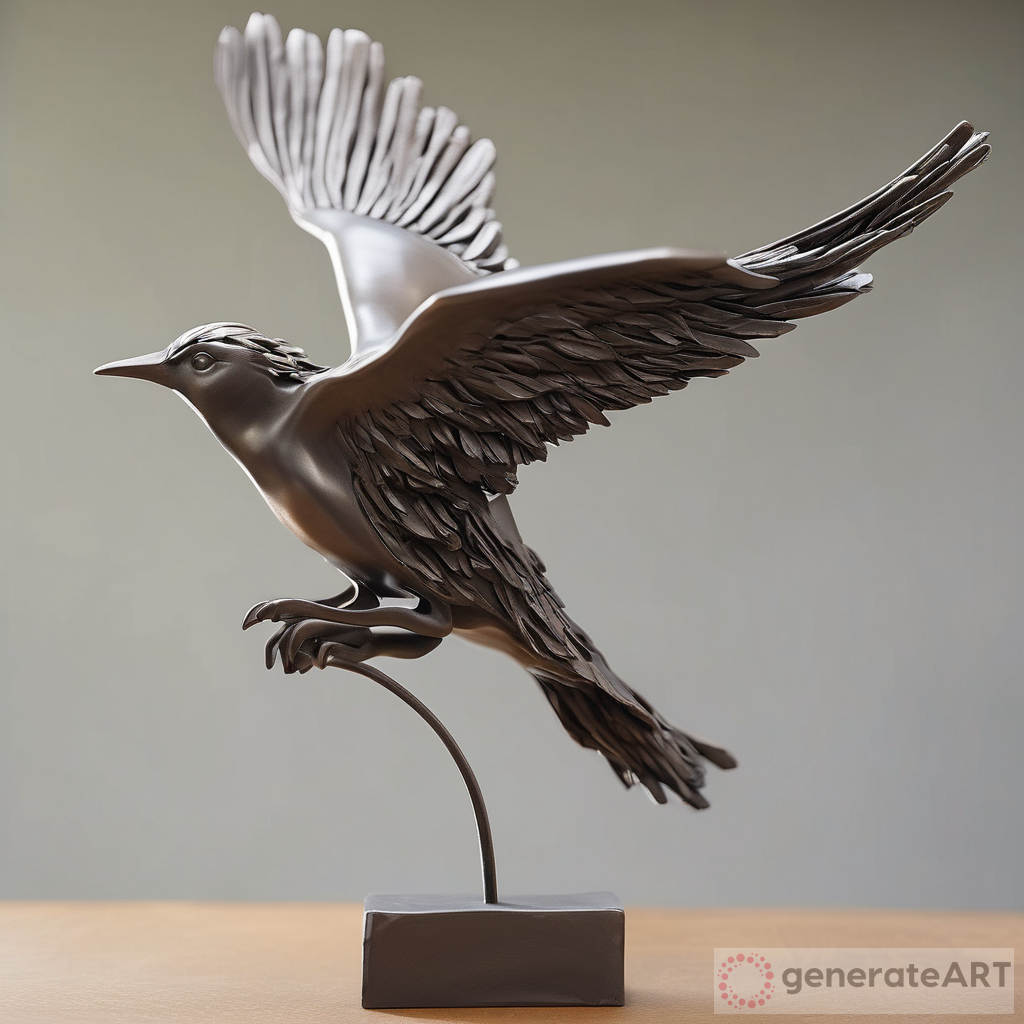 Sculpting Birds in Flight: Capturing Grace and Movement