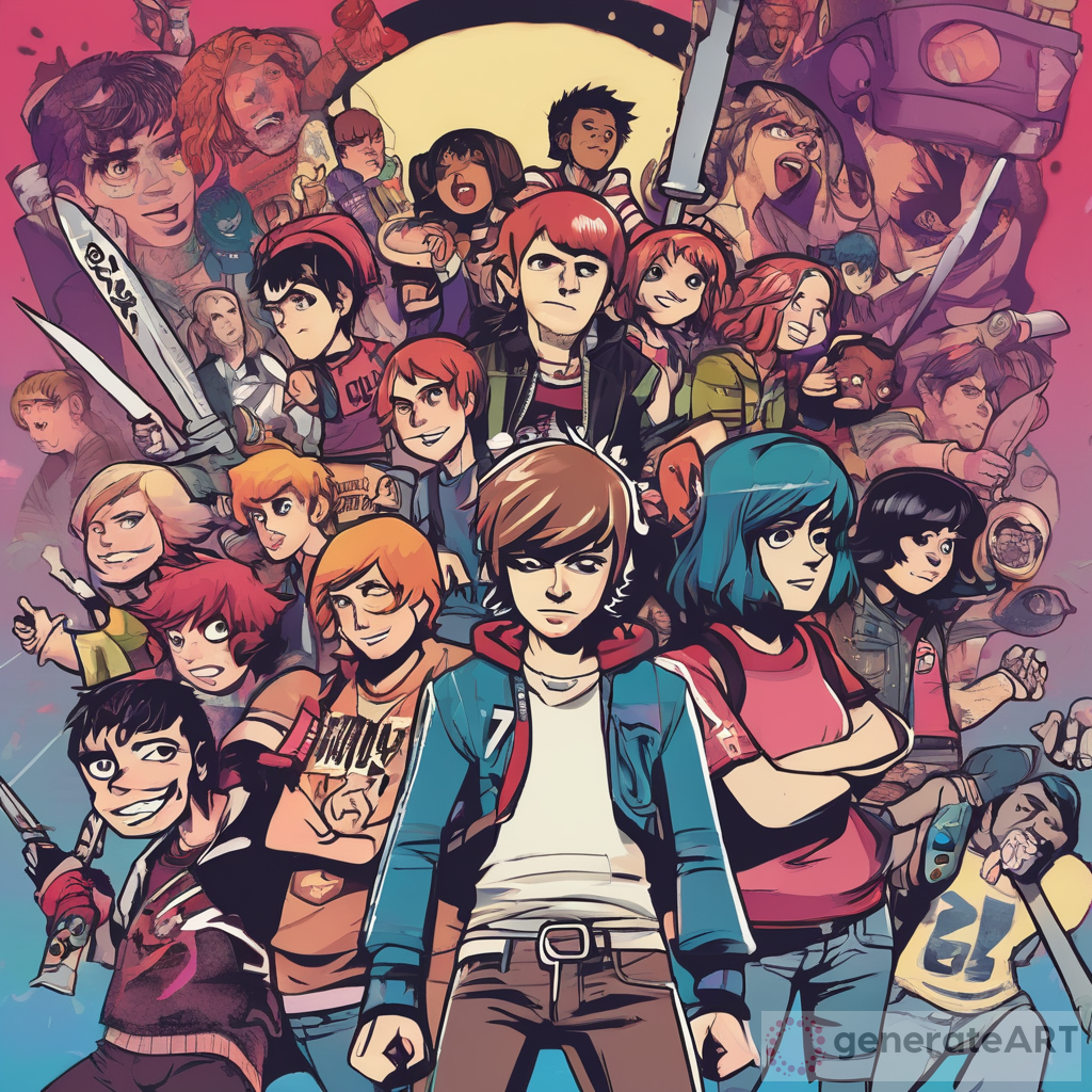 Discover Scott Pilgrim Art: A Fusion of Comic Book & Video Game Style