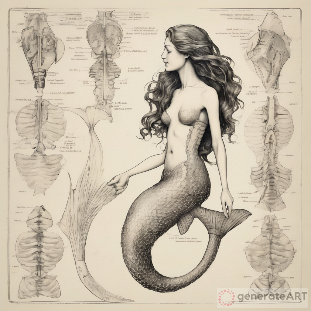 The Anatomy of a Mermaid: Anatomical Drawing