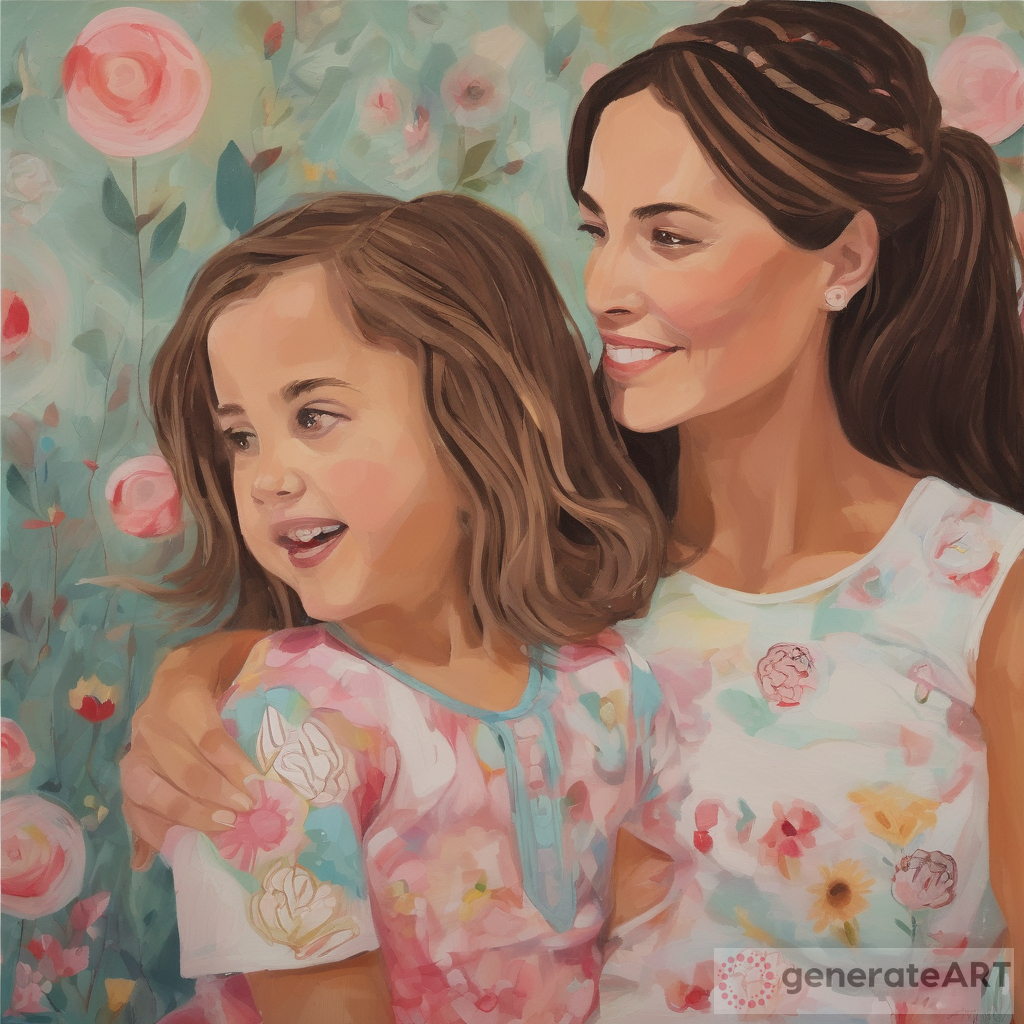Mother Daughter Art Collaboration