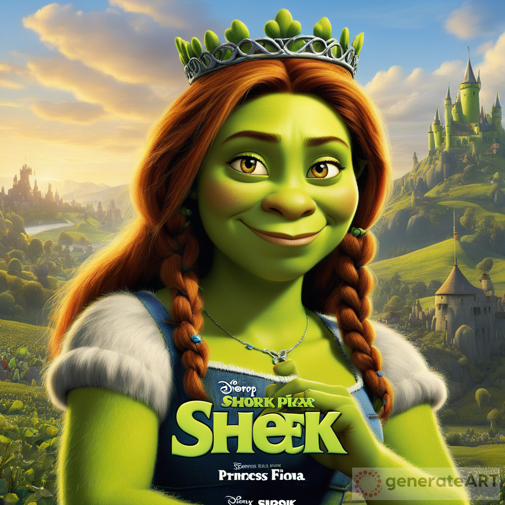 Princess Fiona Shrek Pixar Poster