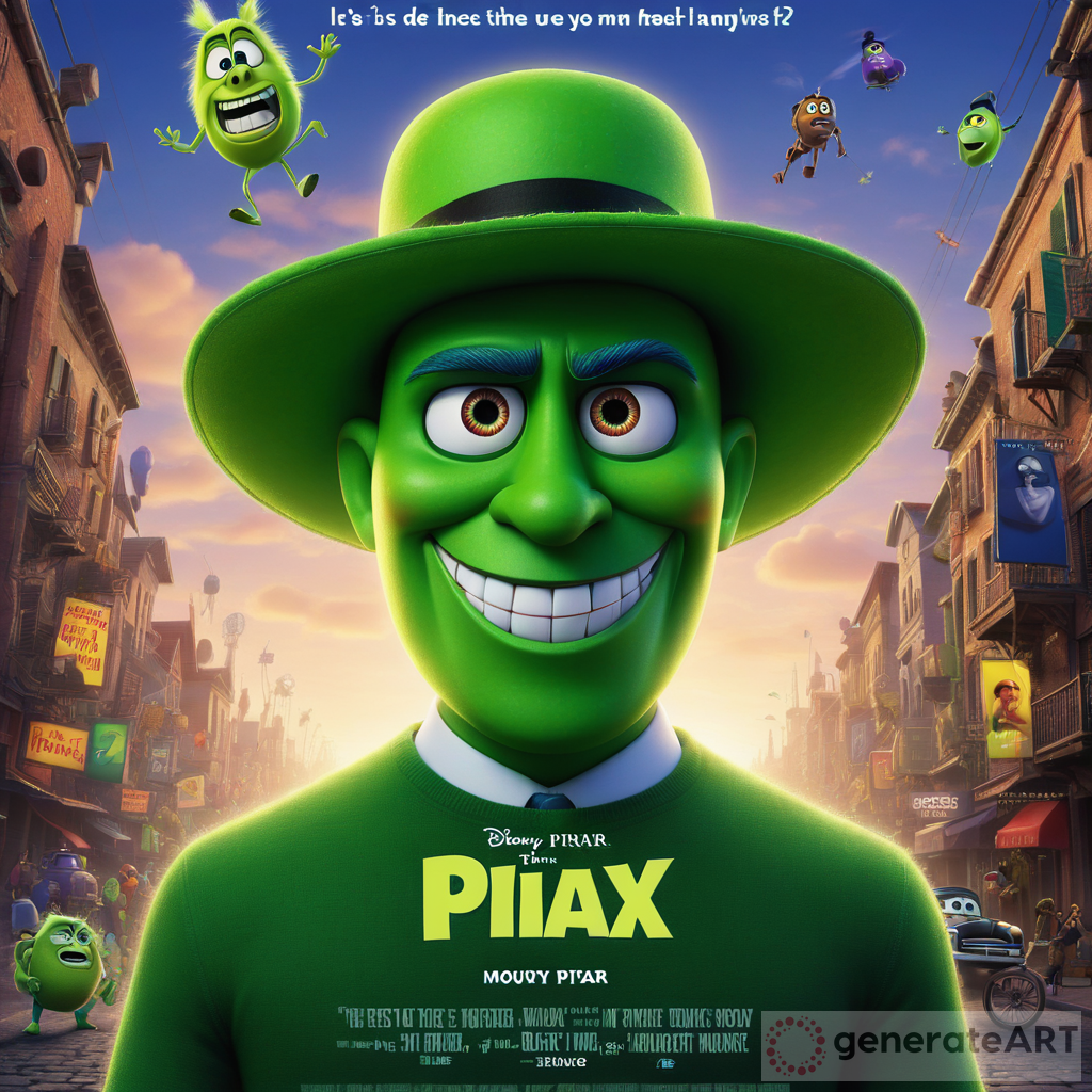 The Mask Pixar Movie Poster - Imagination and Transformation