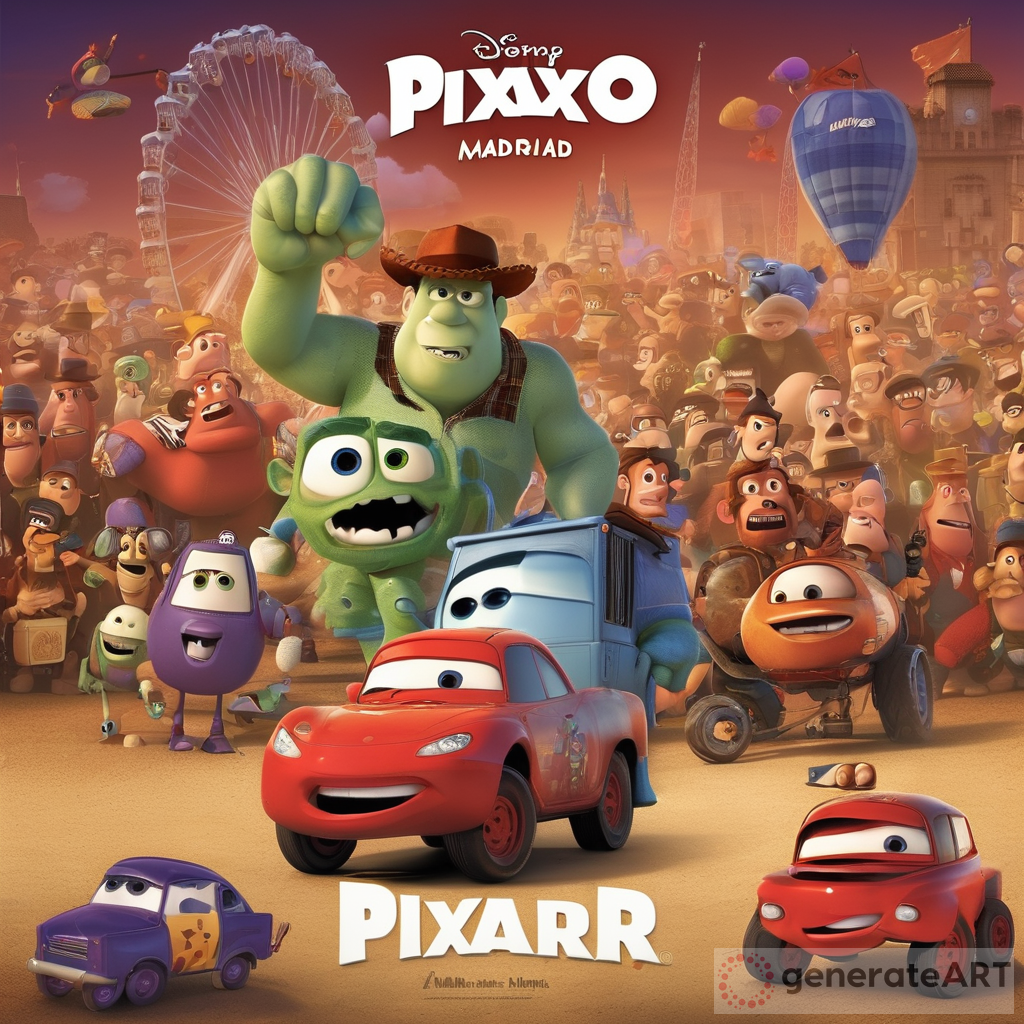 Exploring Mundo Pixar Madrid Poster