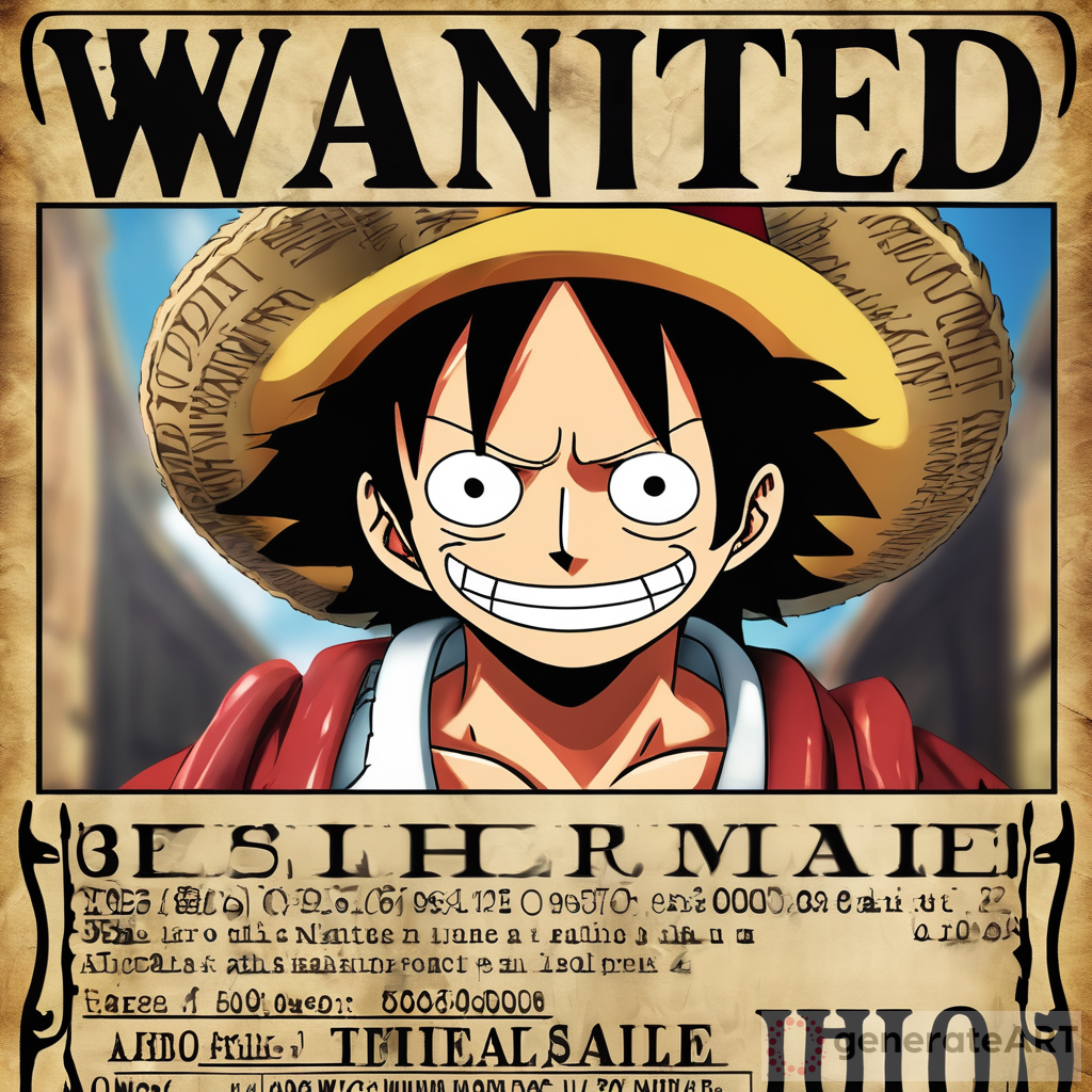 Unraveling the Mystery: One Piece Wanted Poster