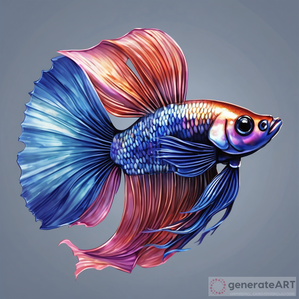 Majestic Sapphire Betta Royalty | GenerateArt