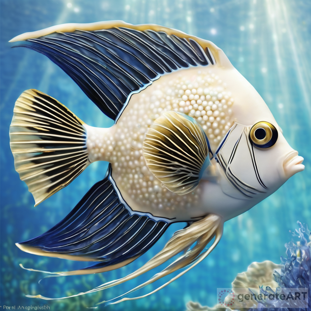 Pearl Angelfish Elegance