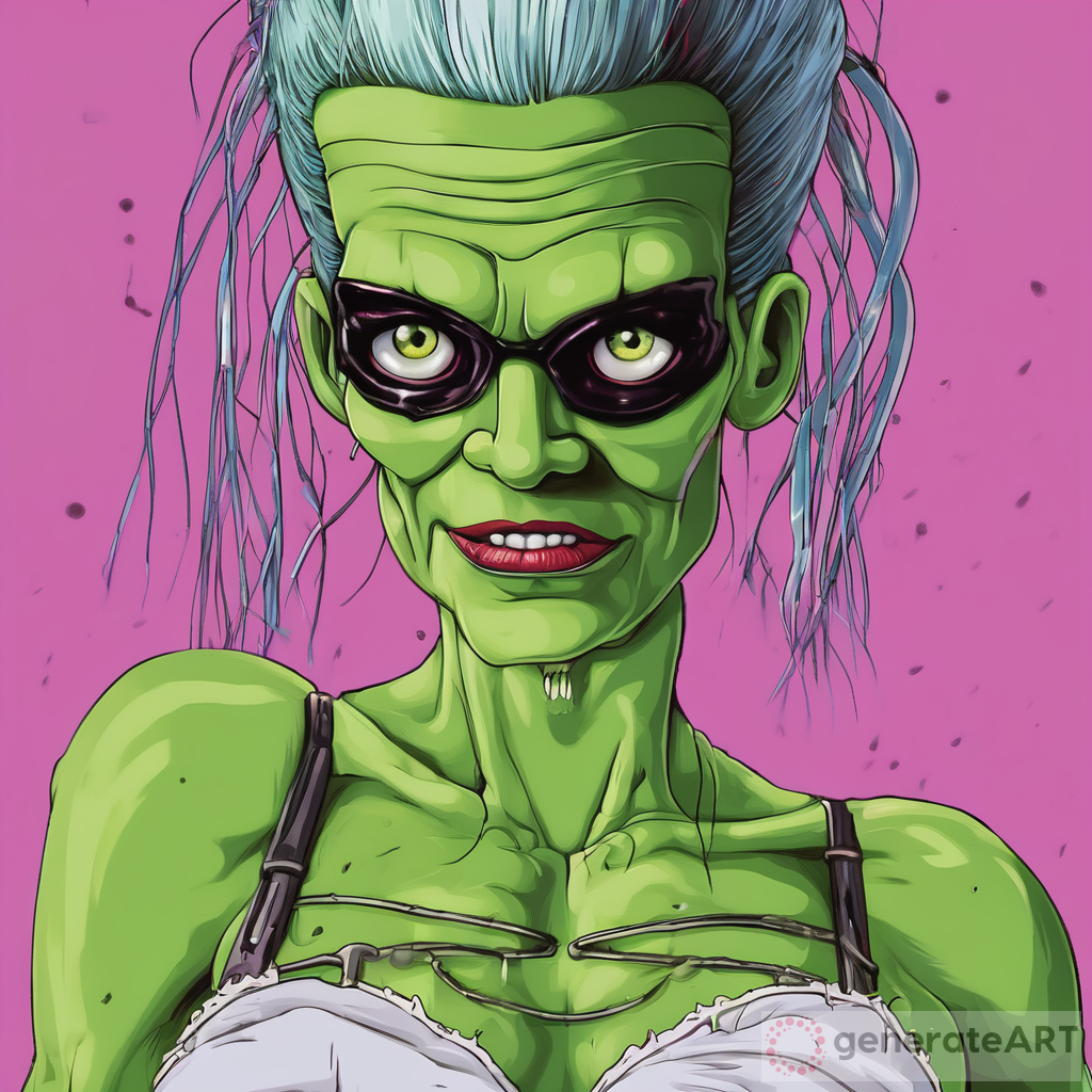 Colorful Twist: Lisa Frankenstein Poster