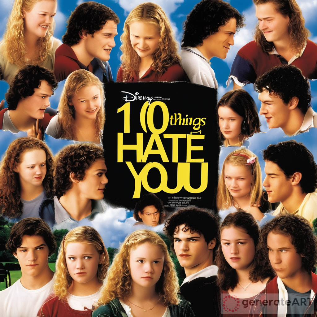Iconic 10 Things I Hate About You Movie Poster