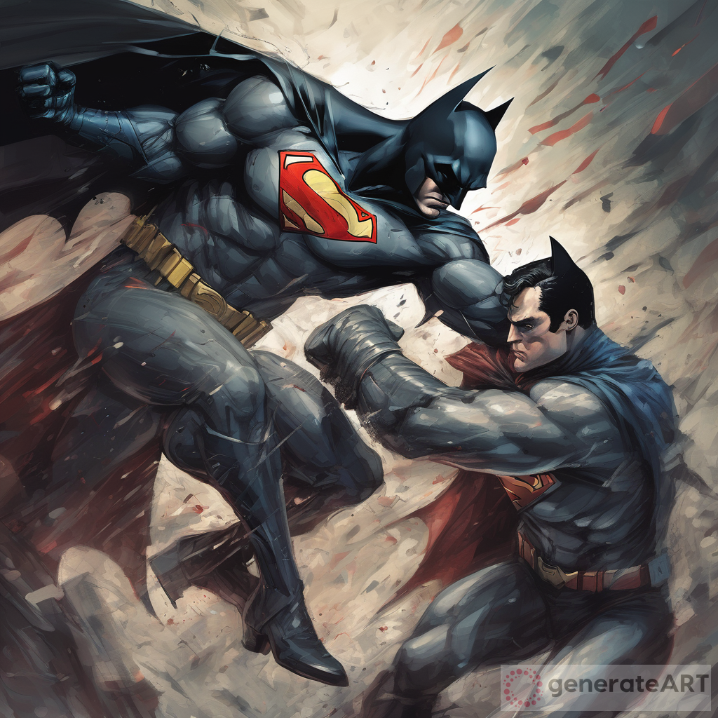 Batman vs Superman AI Artwork Showdown